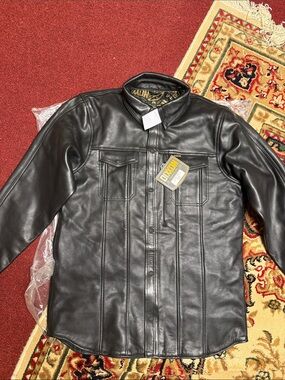 DIXXON Bishop Leather Shirt Jacket